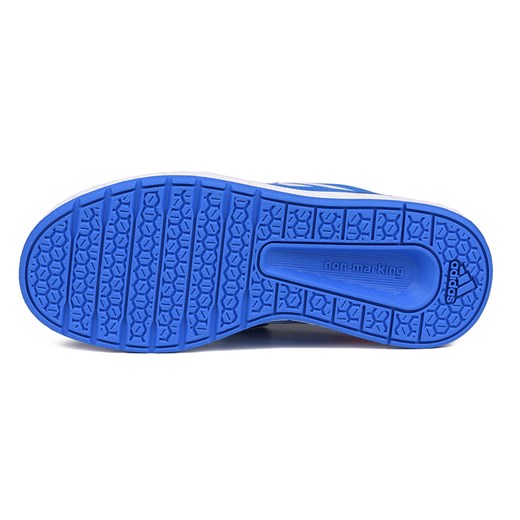 Niebieskie buty sportowe dziecięce Adidas na rzepy 