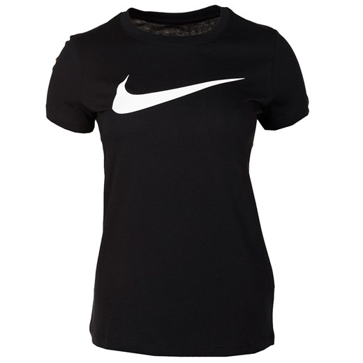 Bluzka sportowa Nike czarna w nadruki 