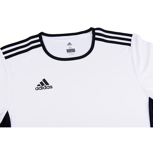 T-shirt chłopięce Adidas biały z krótkim rękawem 