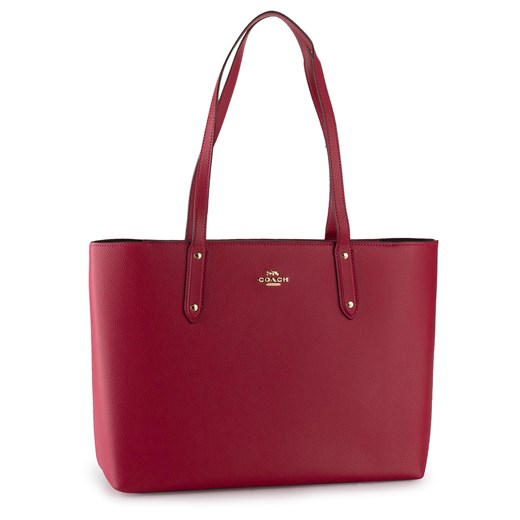 Shopper bag Coach matowa na ramię elegancka 
