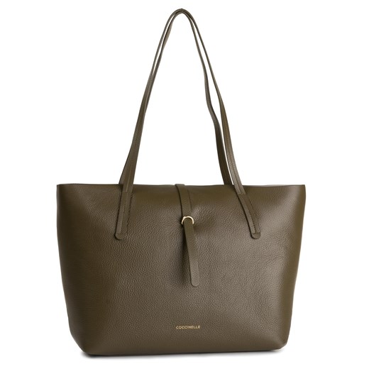 Shopper bag Coccinelle duża na ramię bez dodatków elegancka 