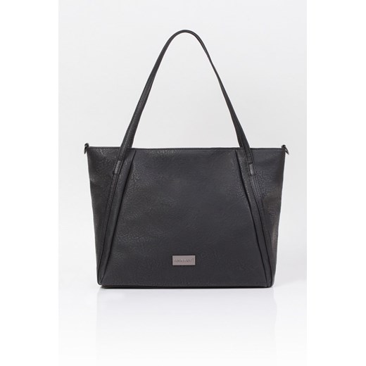 Shopper bag Monnari na ramię czarna bez dodatków elegancka matowa 