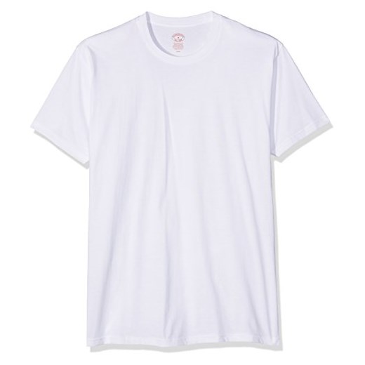 Brooks Brothers męski T-shirt, Tee CRW nck SUP 3pk SLD WHT -  medium biały