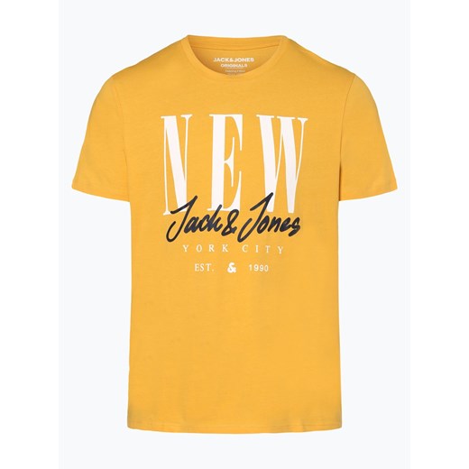 Jack & Jones - T-shirt męski, żółty Jack & Jones  S vangraaf