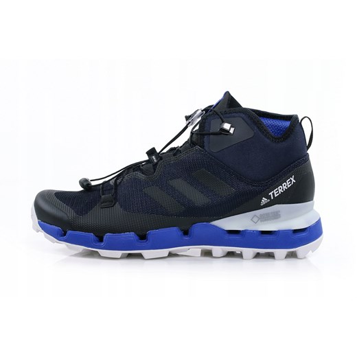 Buty sportowe męskie Adidas terrex niebieskie na wiosnę sznurowane 