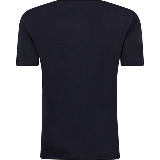 T-shirt chłopięce Emporio Armani czarny z krótkim rękawem 