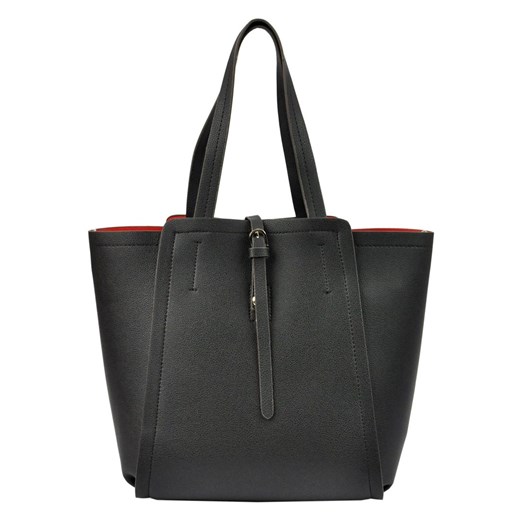 Shopper bag Lookat matowa czarna elegancka 