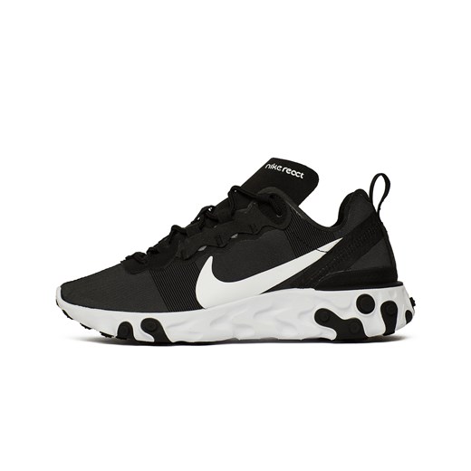 Nike Wmns React Element 55 Damskie Czarne (BQ2728-003)