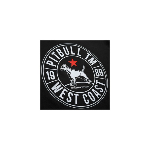 T-shirt męski czarny Pit Bull West Coast 