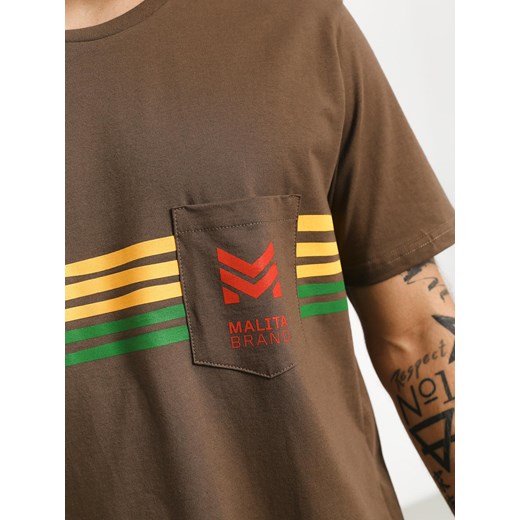 T-shirt męski Malita bawełniany 