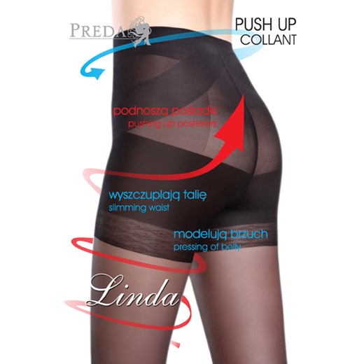 Rajstopy Linda 40 DEN push-up