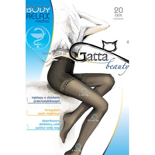Gatta Body Relaxmedica 20 den rajstopy korygujące