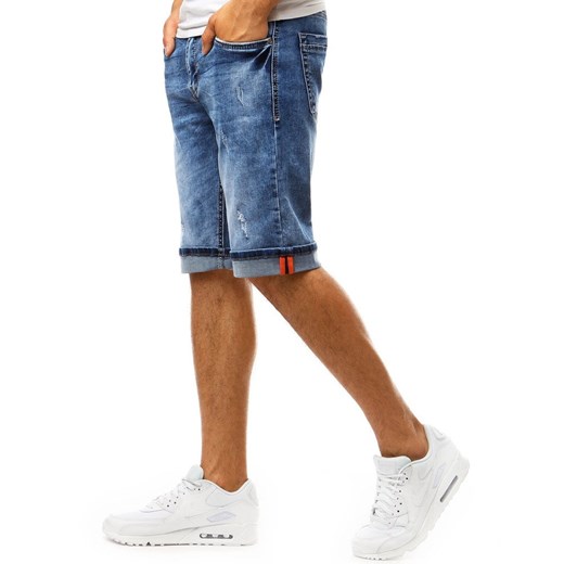 Spodenki męskie jeansowe niebieskie (sx1000) Dstreet  29 promocyjna cena  