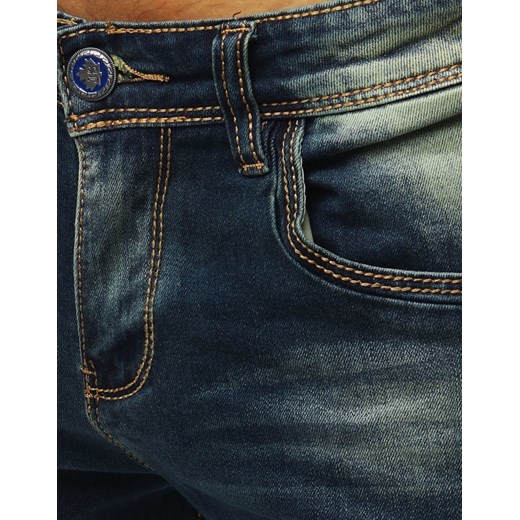 Spodnie jeansowe męskie niebieskie (ux1970)  Dstreet 31 okazja  