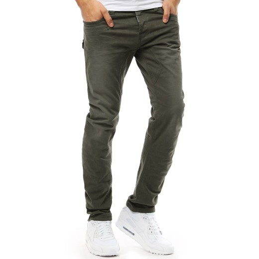 Spodnie męskie jeansowe szare (ux1940)  Dstreet 33 wyprzedaż  