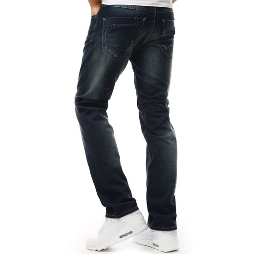 Spodnie jeansowe męskie niebieskie (ux1936)  Dstreet 33 