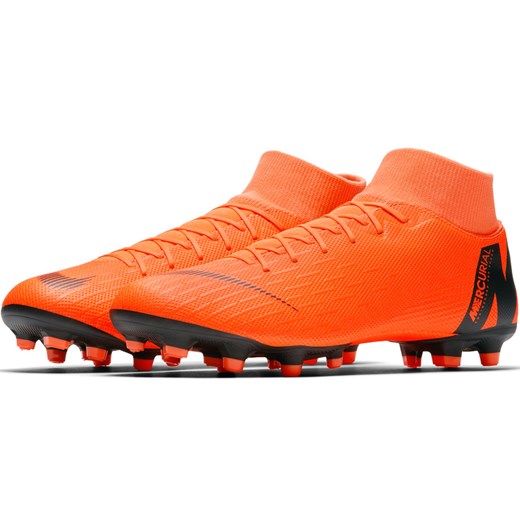 Buty sportowe męskie Nike Football pomarańczowe sznurowane 
