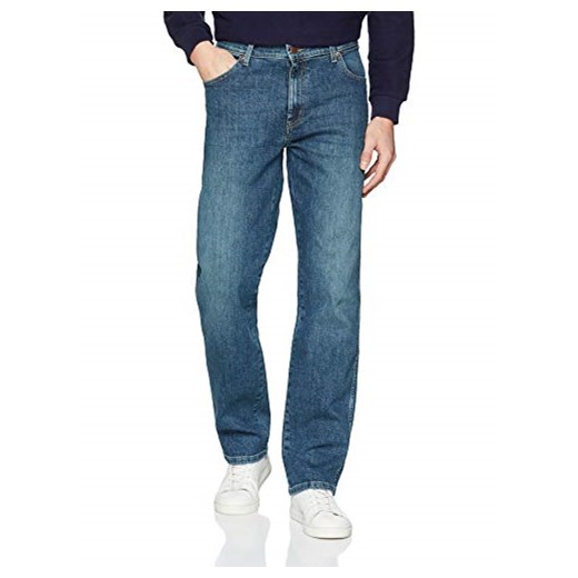 Wrangler męskie Straight Jeans Texas Contrast -  prosta nogawka 32W / 30L