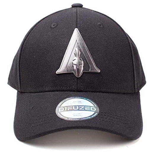 Assassin's Creed Cap Odyssey - Metal Badge Odyssey Logo Curved Bill Cap Black
