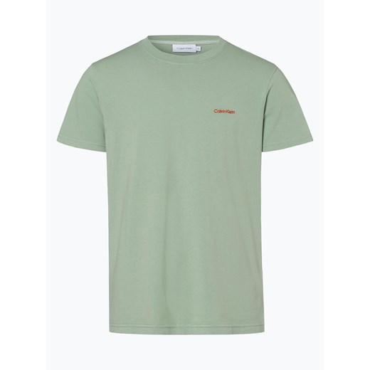Calvin Klein - T-shirt męski, zielony  Calvin Klein L vangraaf