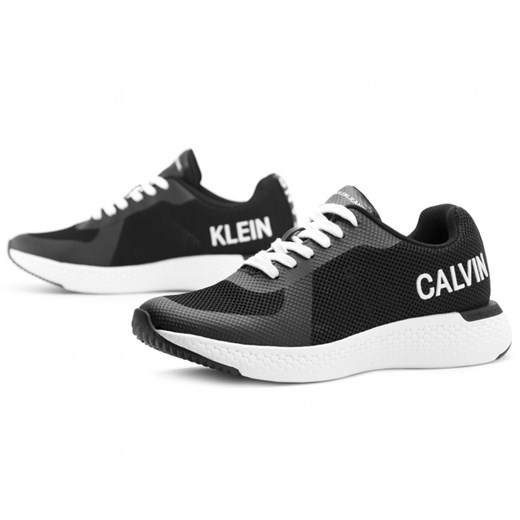 Buty sportowe męskie Calvin Klein na wiosnę sznurowane 