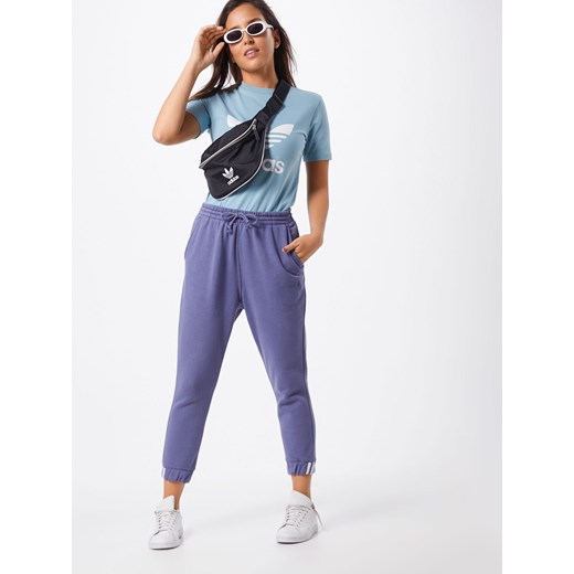 Spodnie damskie Adidas Originals niebieskie sportowe 