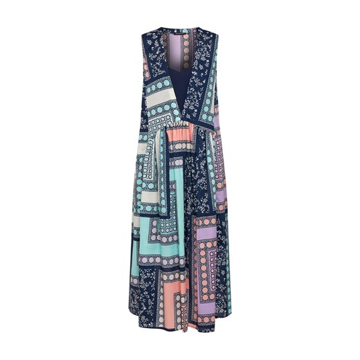 Sukienka Marc O'Polo casualowa luźna w abstrakcyjnym wzorze bez rękawów 