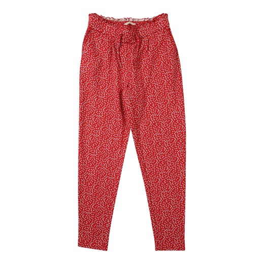 Spodnie dziewczęce Kids Only czerwone w abstrakcyjnym wzorze 