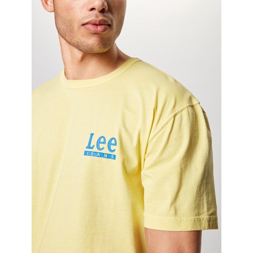 T-shirt męski Lee bez wzorów na wiosnę 