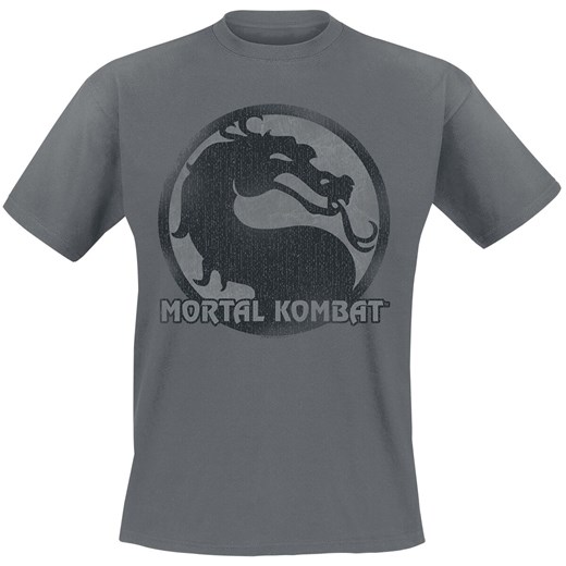 Mortal Kombat - Logo - T-Shirt - Mężczyźni - ciemnoszary  Mortal Kombat L EMP