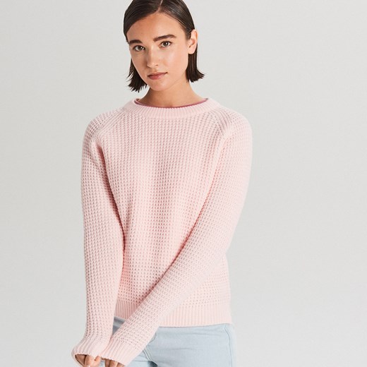 Różowy sweter damski Cropp 