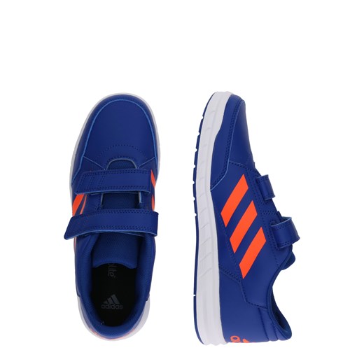 Buty sportowe dziecięce Adidas Performance na wiosnę niebieskie na rzepy 