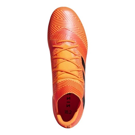 Buty sportowe męskie pomarańczowe Adidas nemeziz na jesień wiązane 