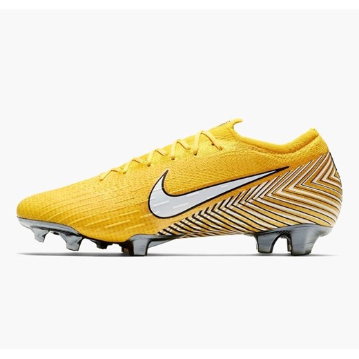 Buty sportowe męskie żółte Nike mercurial wiosenne sznurowane 