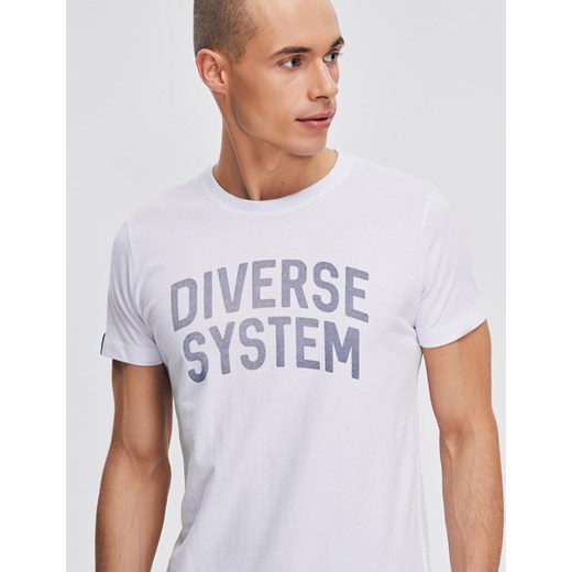 T-shirt męski Diverse z krótkimi rękawami na wiosnę 