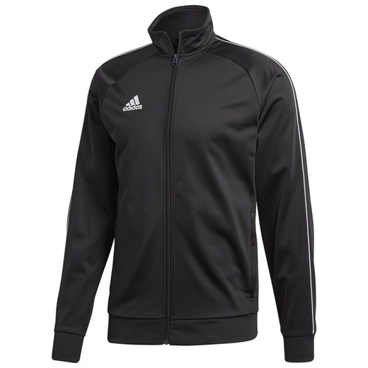 Bluza sportowa Adidas na jesień czarna bez wzorów 