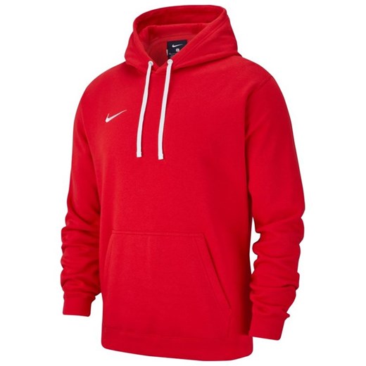 Bluza sportowa Nike bez wzorów czerwona z bawełny 