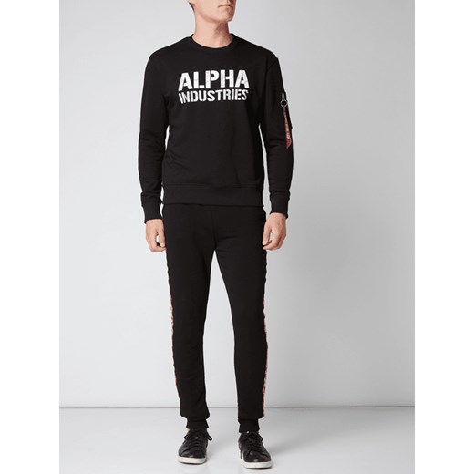 Spodnie dresowe z paskami z logo  Alpha Industries XL Peek&Cloppenburg 