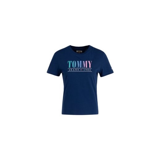 Tommy Jeans T-Shirt DW0DW06699 Granatowy Regular Fit