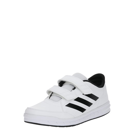 Białe buty sportowe dziecięce Adidas Performance gładkie na rzepy 