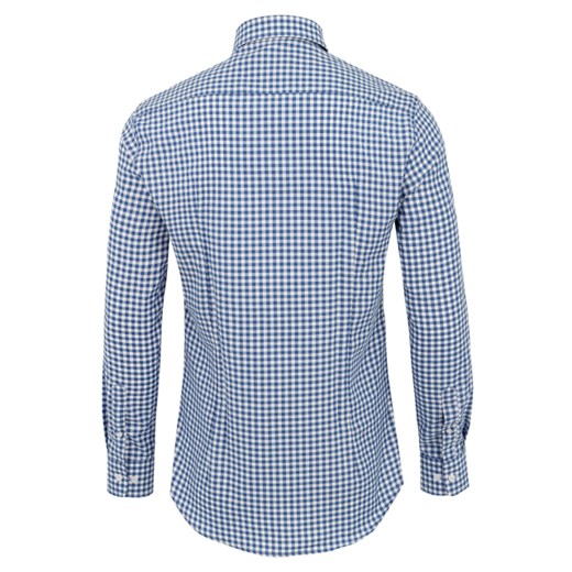 Koszula w niebieską kratkę 38 cm standard 65 cm EXTRA SLIM FIT