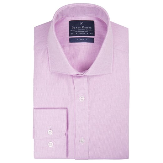 Plain Pink Royal Oxford Slim Fit Shirt 39 cm 61 cm SLIM FIT