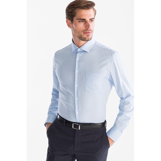 C&A Koszula biznesowa – Regular Fit – Kołnierzyk włoski, Niebieski, Rozmiar: XL