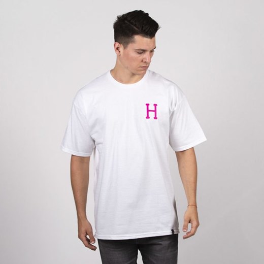 T-shirt męski biały Huf z krótkim rękawem 