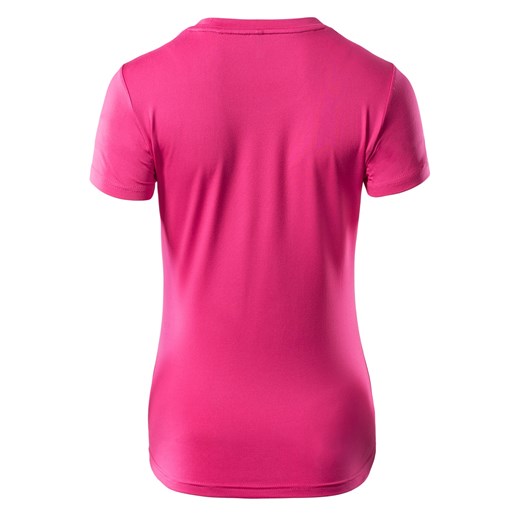 Bluzka sportowa różowa Iq z aplikacjami  