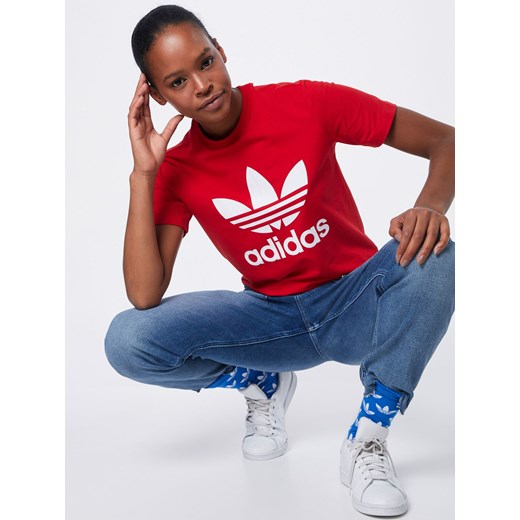 Czerwona bluzka sportowa Adidas Originals 