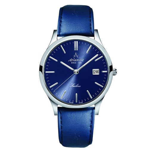 Zegarek Atlantic niebieski analogowy 