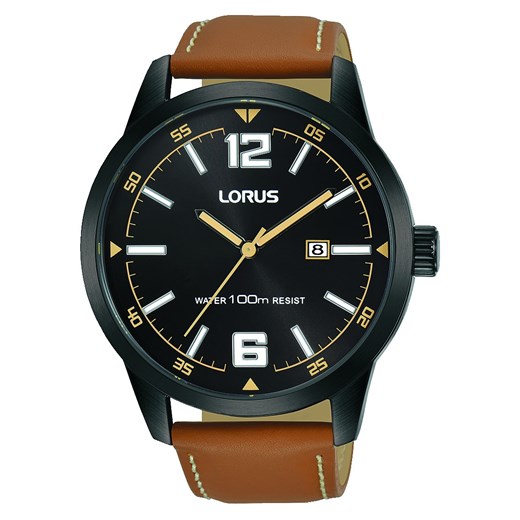 Zegarek brązowy Lorus analogowy 
