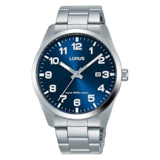 Zegarek srebrny Lorus analogowy 