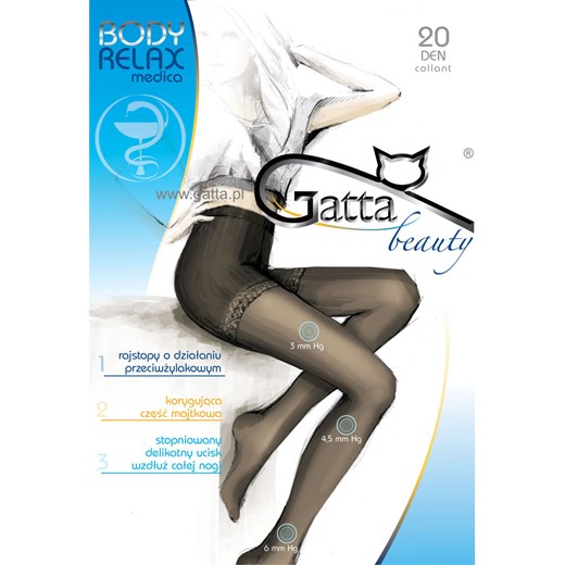 Gatta Body Relaxmedica 20 den rajstopy korygujące